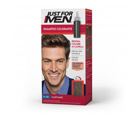 JUST FOR MEN - Shampoo Colorante castano