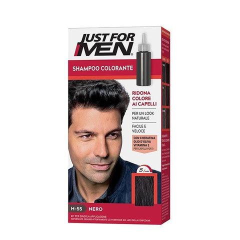 JUST FOR MEN - Shampoo Colorante Nero